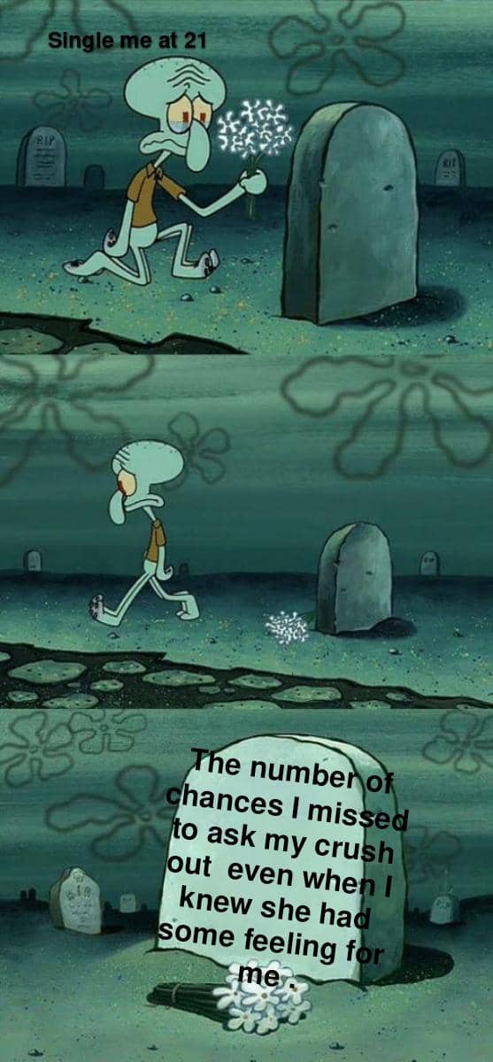meme SpongeBob tentang obsesi