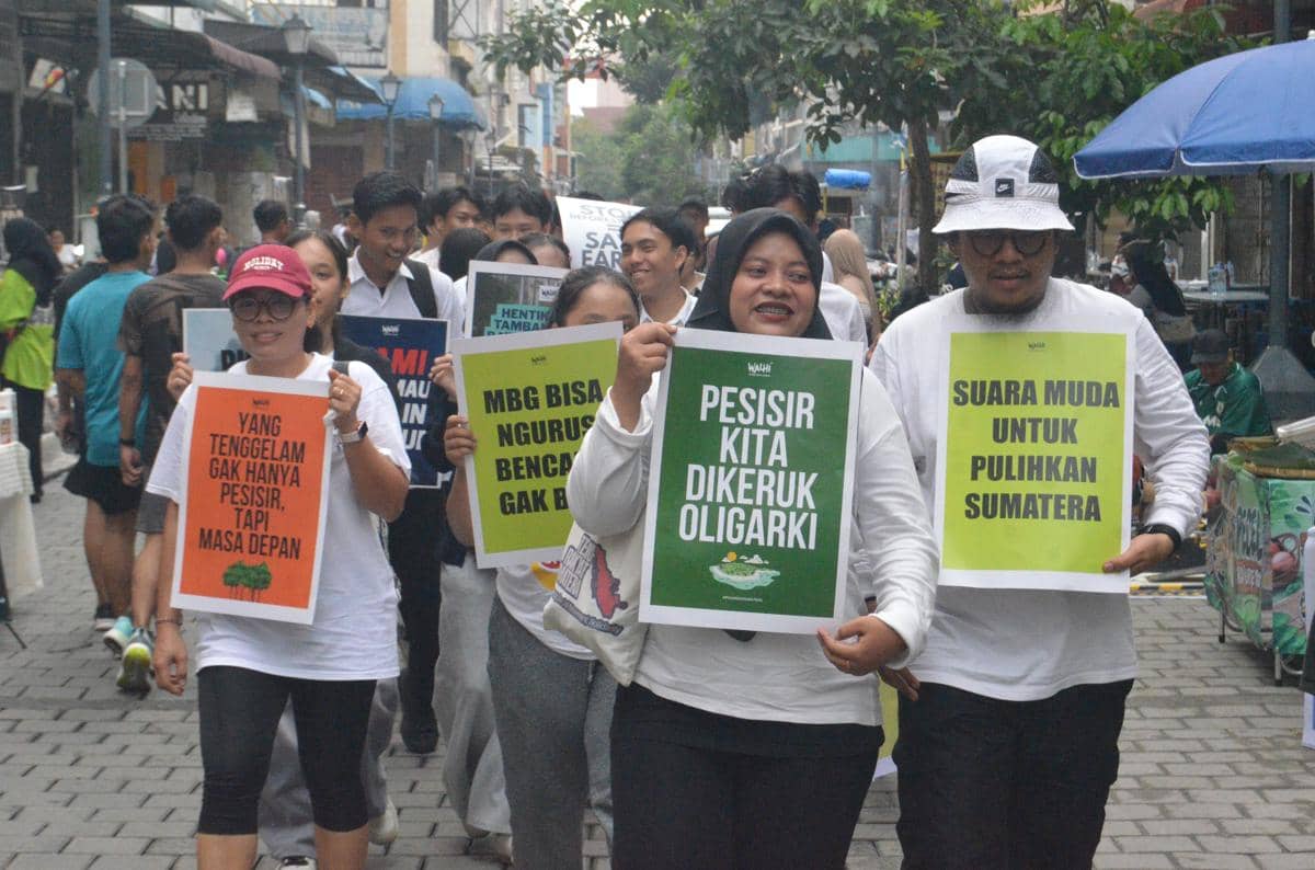 Hari Keadilan Ekologis di Medan, Walhi Serukan Pulihkan Sumut