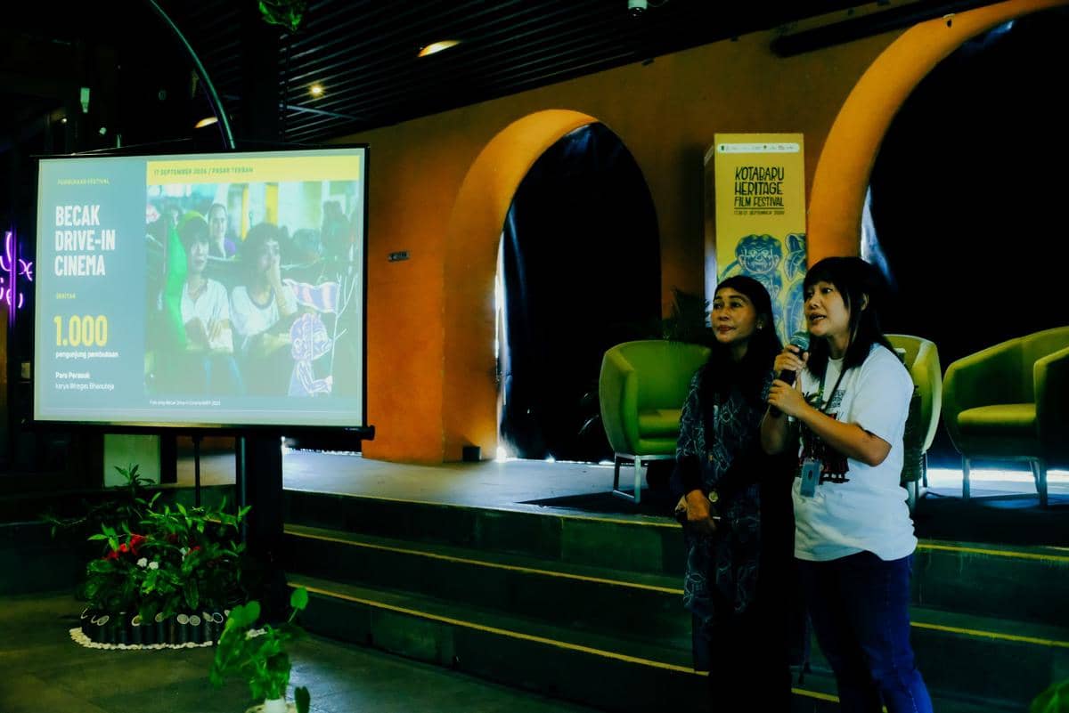 Suasana taklimat media penutupan Kotabaru Heritage Film Festival 2026 yang berlangsung di Kota Yogyakarta.