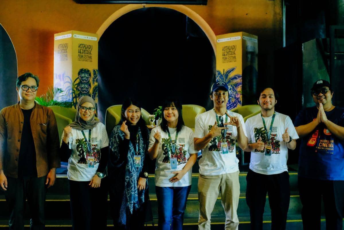 Suasana taklimat media penutupan Kotabaru Heritage Film Festival 2026 di Kota Yogyakarta pada Sabtu, 19 September 2026.