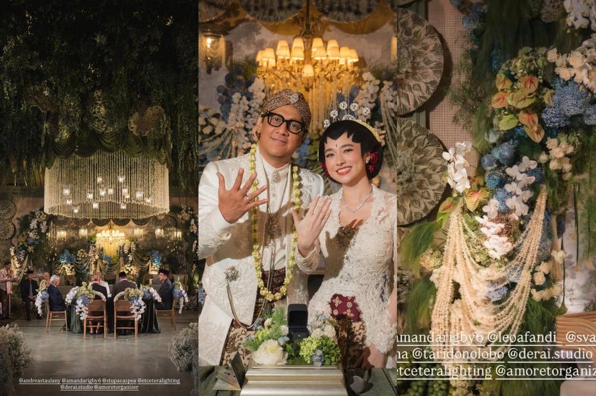 4 Inspirasi Dekorasi Akad Nikah Andre Taulany dan Amanda Rigby