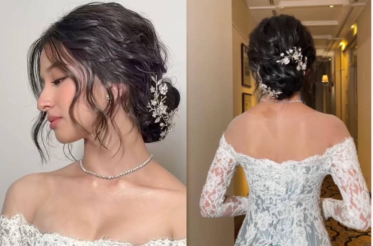 Potret inspirasi gaya pernikahan Nevy Tania yang dibagikan melalui akun Dickymakeup dan Rurypadwa.