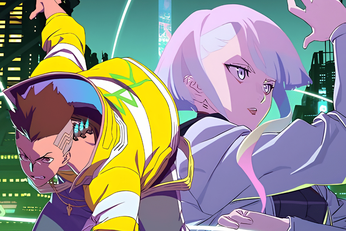 Karakter David dan Lucy dalam Cyberpunk Edgerunners