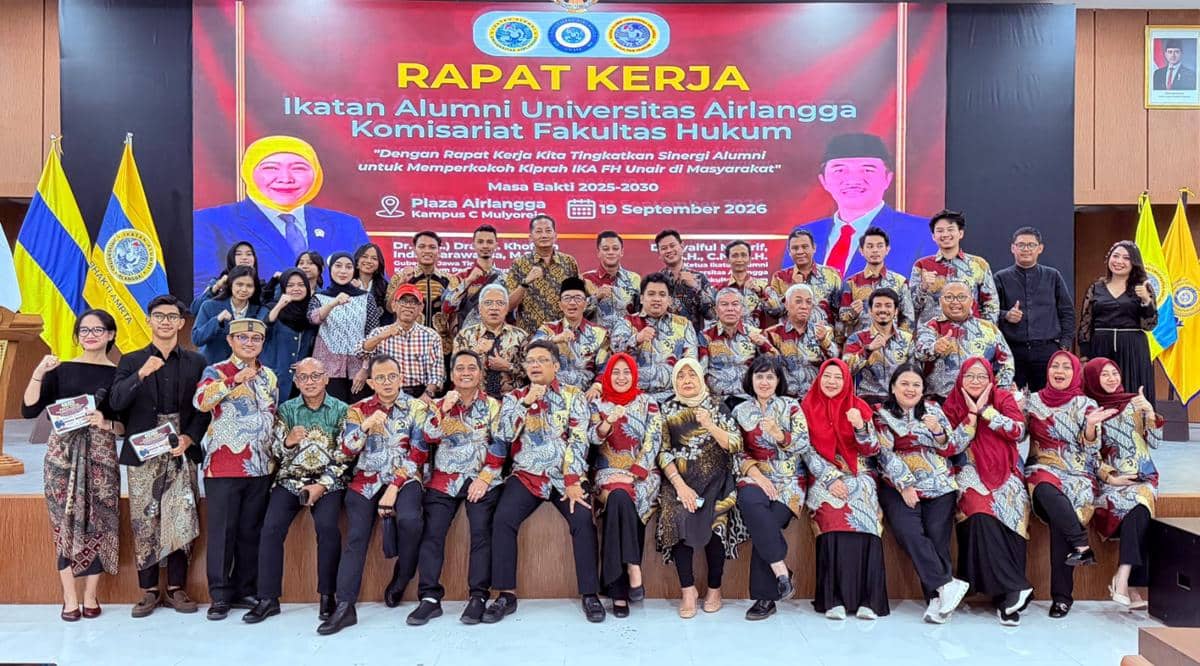 IKA FH Unair Tak Mau Sekadar Jadi Wadah Alumni, Ikut Bidik Akses Kerja