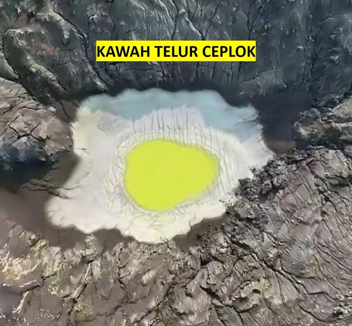 CEK FAKTA: Muncul Fenomena Kawah Anak Krakatau Ada Telur Ceplok