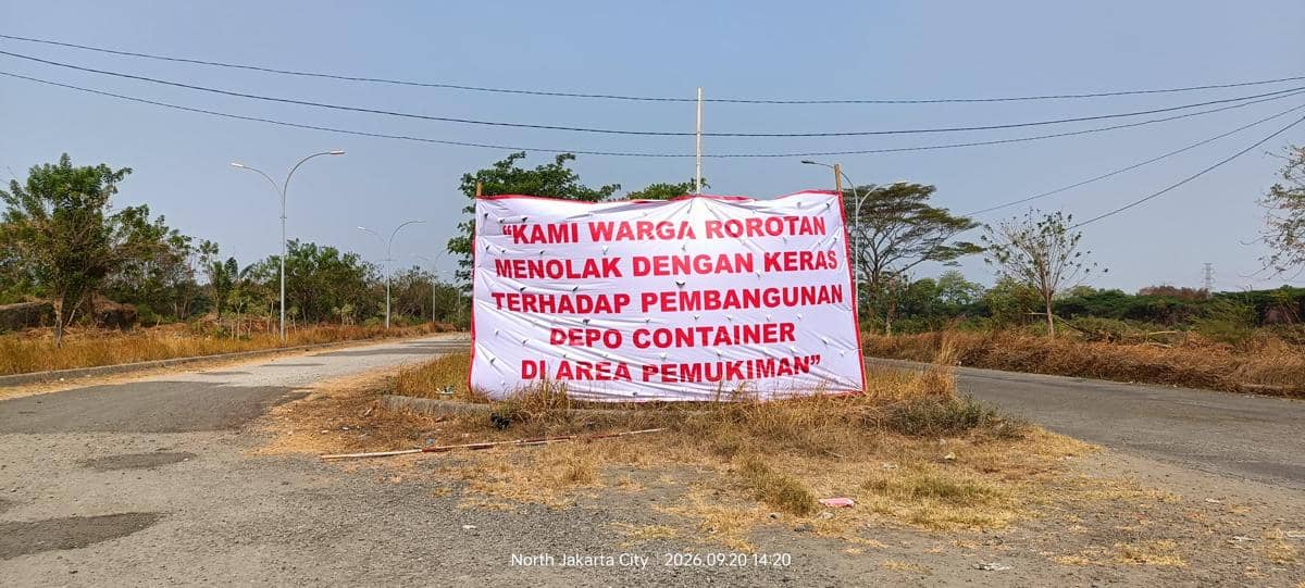 Warga Rorotan Tolak Rencana Depo Kontainer Dekat Permukiman