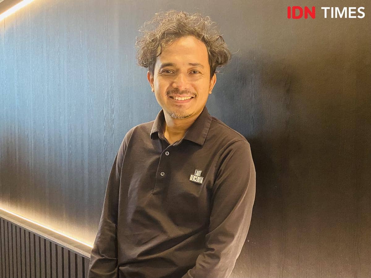 Potret Yosep Anggi Noen yang didokumentasikan oleh Rani Asnurida untuk IDN Times sebagai dokumentasi.