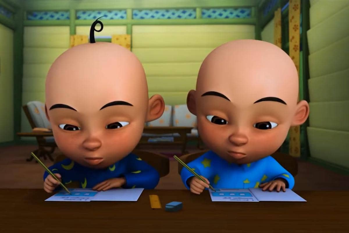 Upin dan Ipin terbiasa melakukan sebagian besar keperluan mereka sendiri