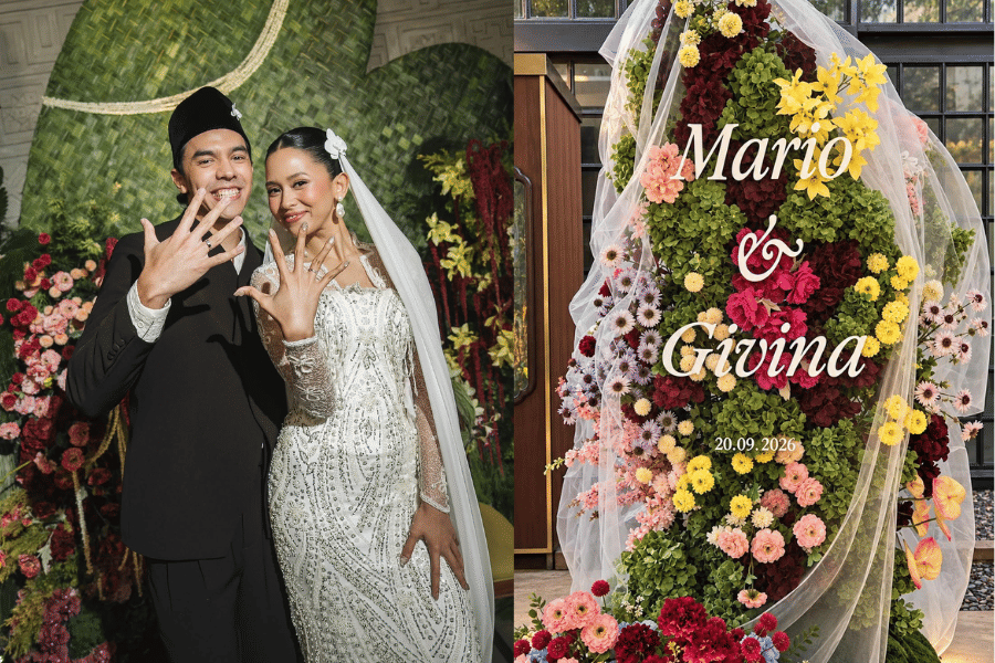 Detail Gaya dan Dekorasi Pernikahan Mario Caesar & Givina, Intimate!