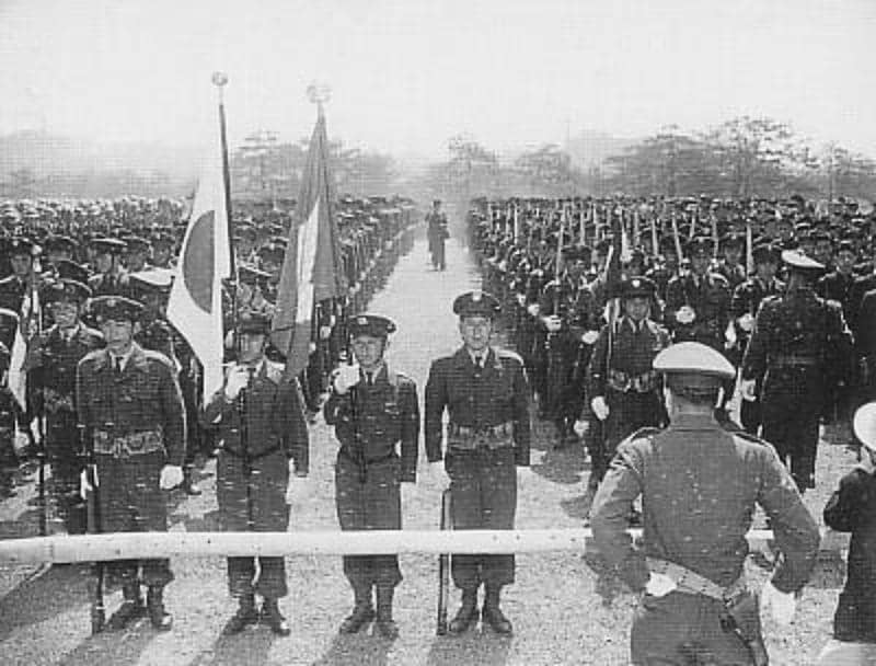 potret pembentukan Kepolisian Nasional Jepang di tahun 1952 sebagai cikal bakal pembentukan Pasukan Bela Diri Jepang