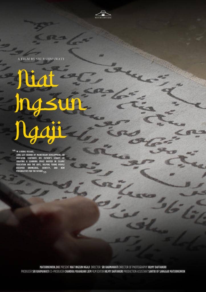 Poster film Niat Ingsun Ngaji, pemenang kategori Mahaditya pada KHFF 2026, dalam dokumentasi KHFF.