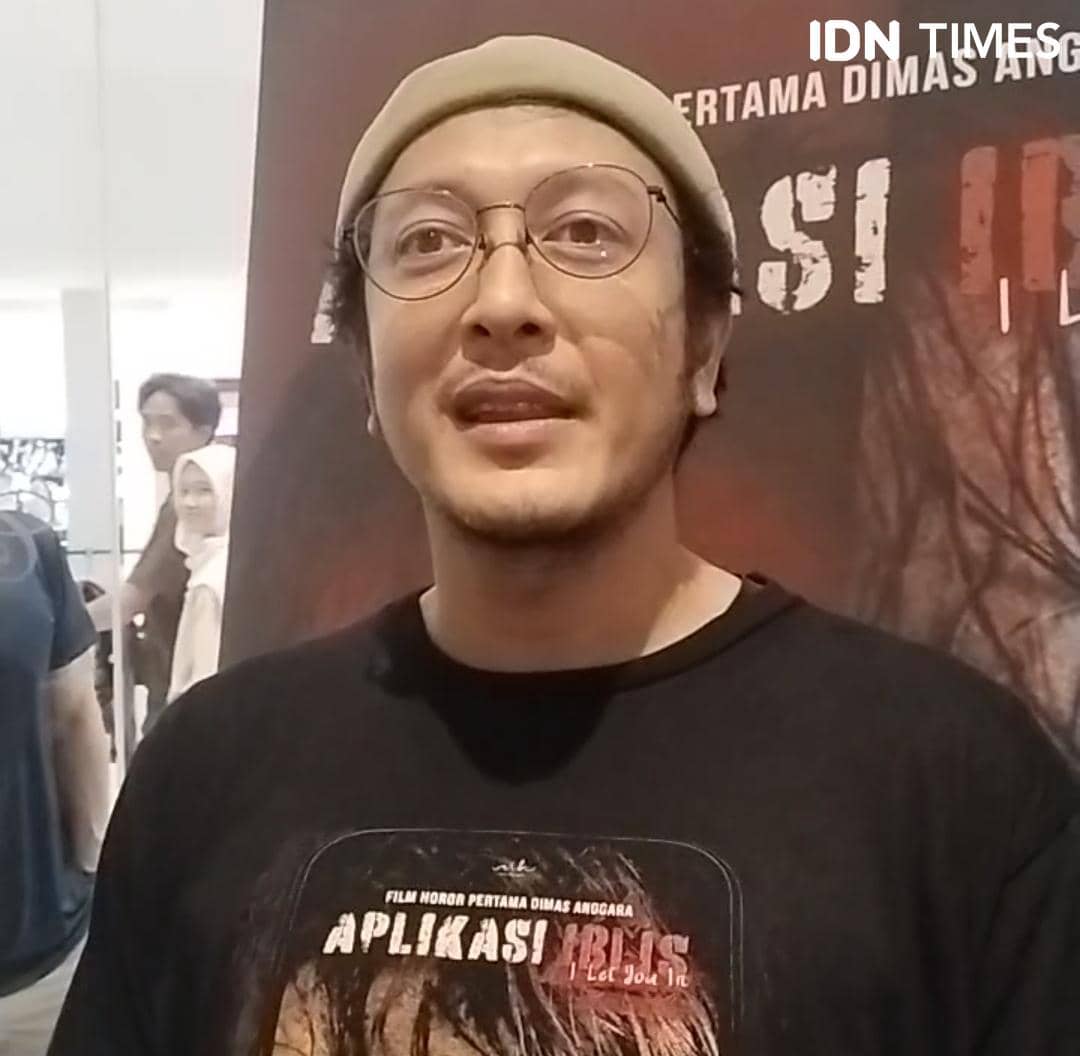 Dimas Anggara Sapa Palembang saat Screening Film Aplikasi Iblis
