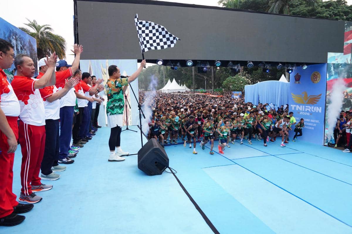 TNI Run 2026 Raih 4 Rekor MURI, Diramaikan Belasan Ribu Pelari