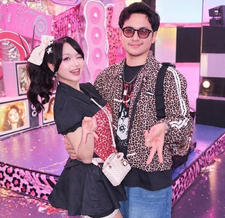 Nanda Arsyinta dan Ardya di pesta ultah Hanum Mega