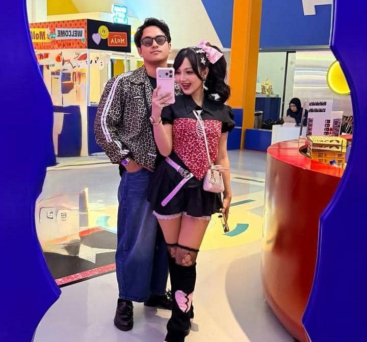 Nanda Arsyinta dan Ardya di pesta ultah Hanum Mega
