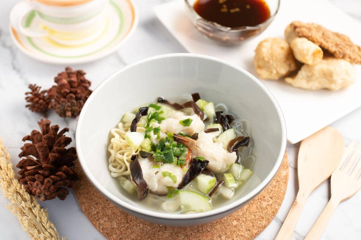 Resep Kuah Tekwan Bening dengan Kaldu Udang yang Gurih
