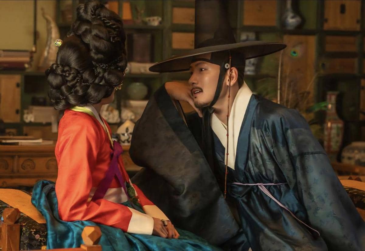 Ilustrasi promosi drama The Scandal dari Netflix, menampilkan judul serial sebagai bagian dari materi publikasi.