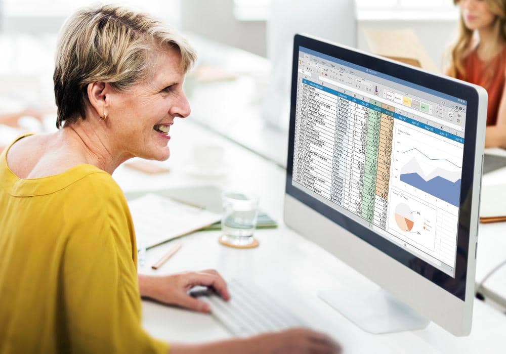 ilustrasi aplikasi Microsoft Excel