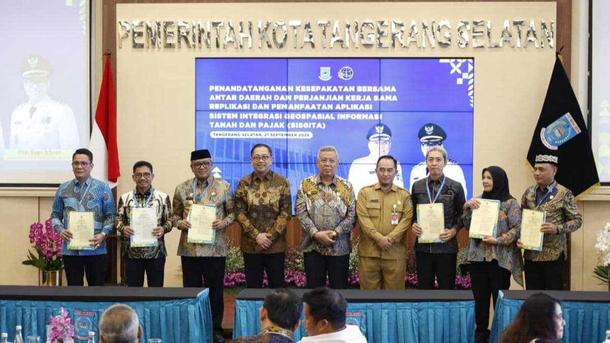 58 Pemda Resmi Adopsi Sistem Pajak dan Tanah Pemkot Tangsel (Dok. Pemkot Tangsel)