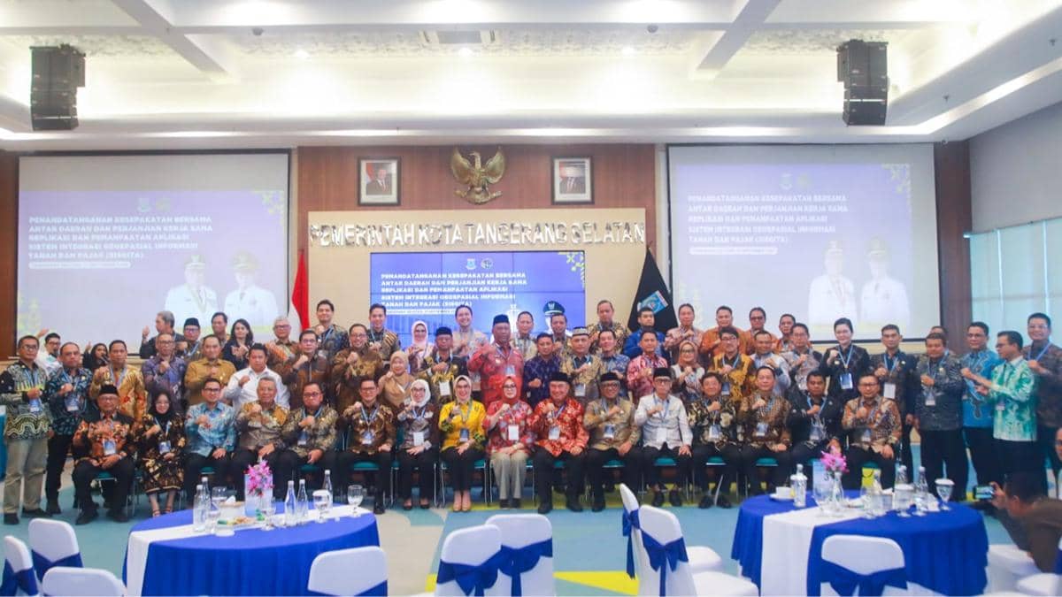 58 Pemda Resmi Adopsi Sistem Pajak dan Tanah Pemkot Tangsel