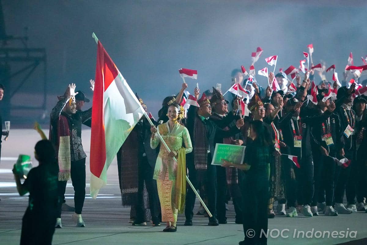 Kalahkan Taiwan, Beregu Putri Indonesia Tembus Semifinal Asian Games 2026