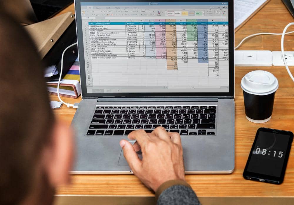 ilustrasi aplikasi Microsoft Excel