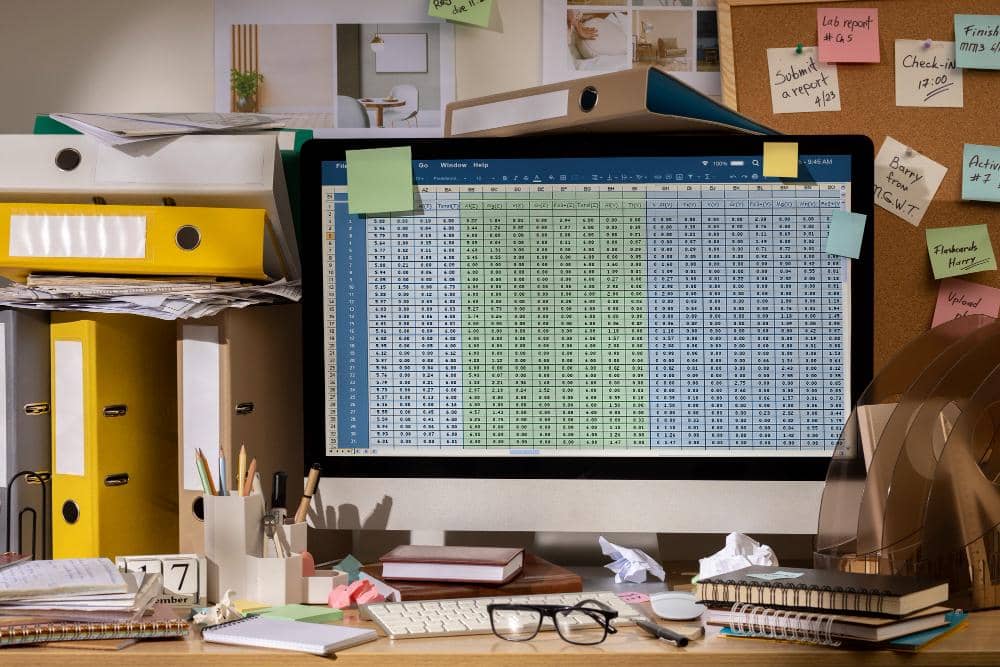 ilustrasi aplikasi Microsoft Excel