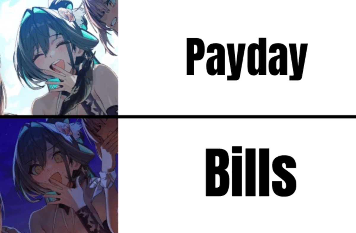 8 Meme Anime tentang Tagihan, Banyak yang Harus Dibayar!