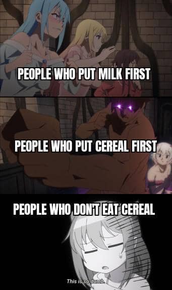 meme anime tentang sereal