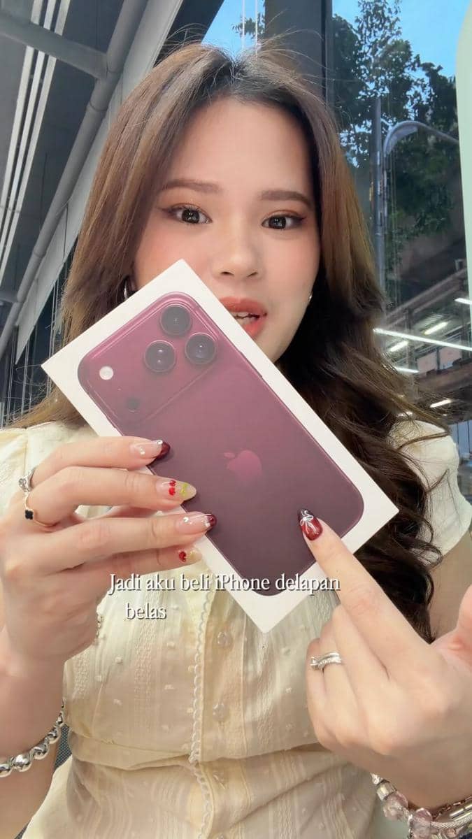 Artis dikabarkan sudah memiliki iPhone 18 dalam unggahan yang dikaitkan dengan akun Instagram Angel Sensia.