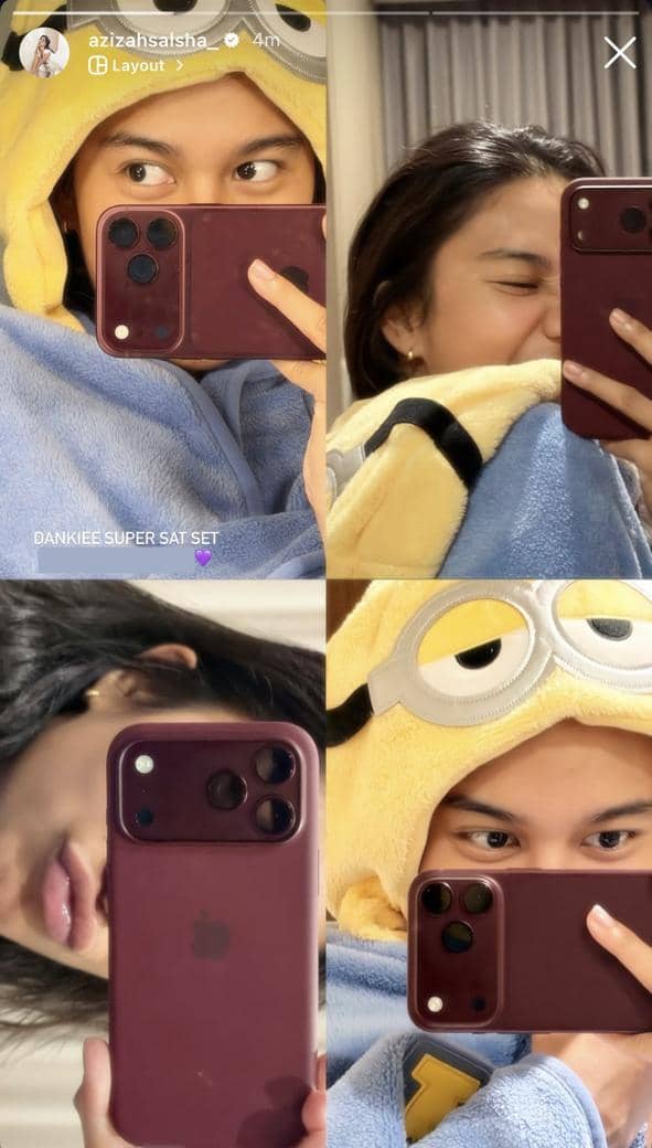 Artis Azizah Salsha disebut sudah memiliki iPhone 18 dalam unggahan Instagram @azizahsalsha_.