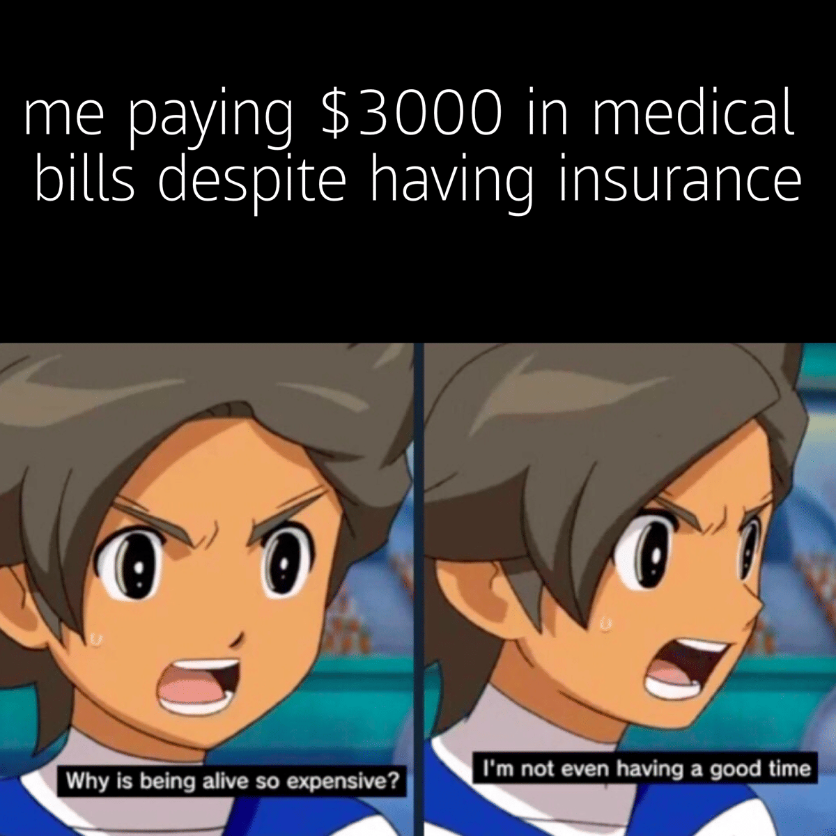 meme anime tentang tagihan