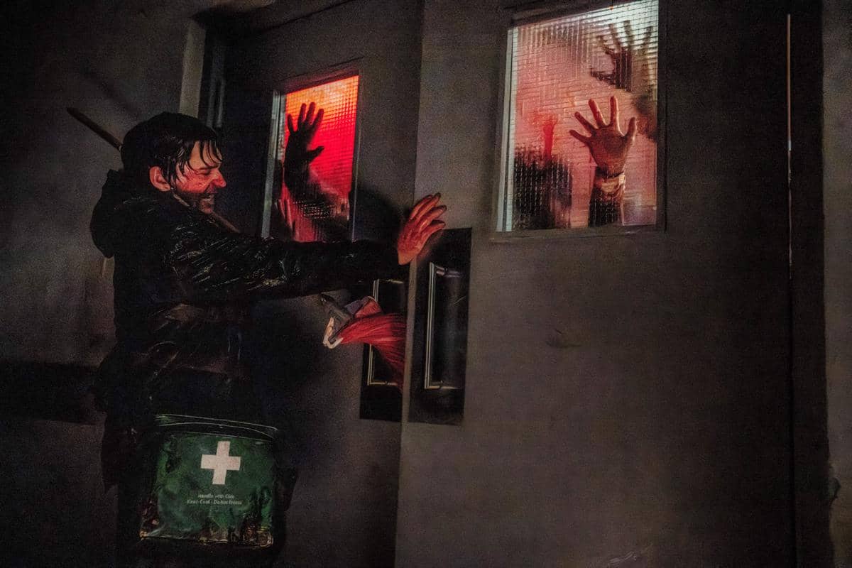 Still cut promosi film Resident Evil (2026) produksi Sony Pictures yang memperlihatkan adegan dari film tersebut.