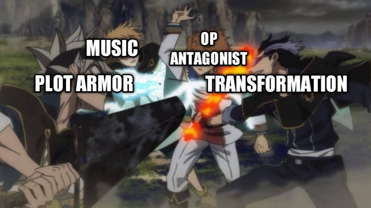 meme anime tentang masalah