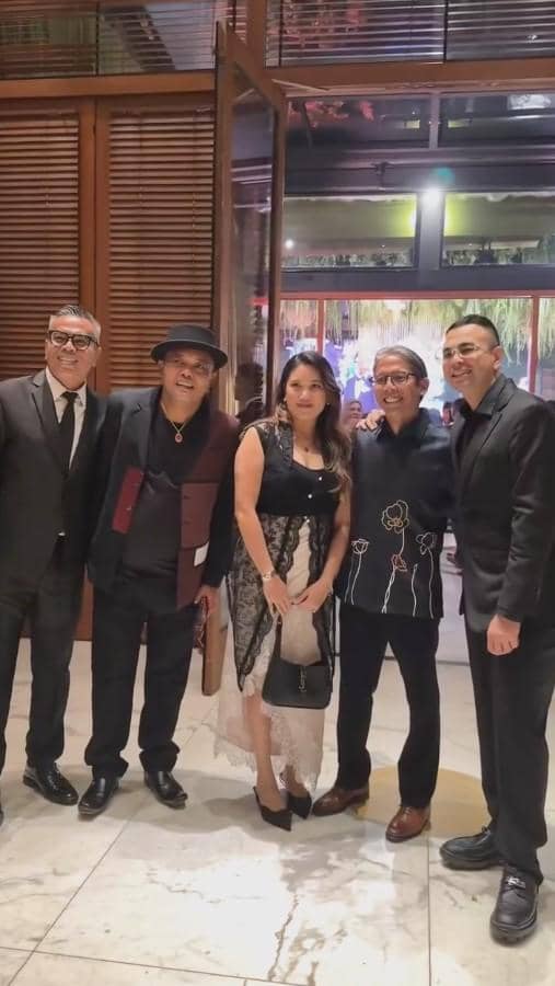 Deretan artis menghadiri resepsi pernikahan Andre Taulany dan Amanda Rigby yang dibagikan di Instagram.