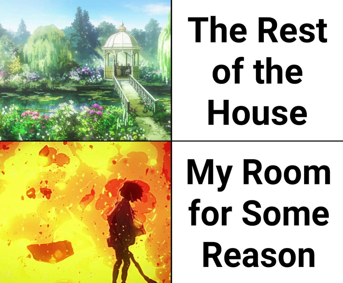 meme anime tentang kenyamanan