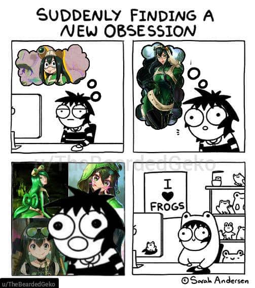 meme anime tentang obsesi