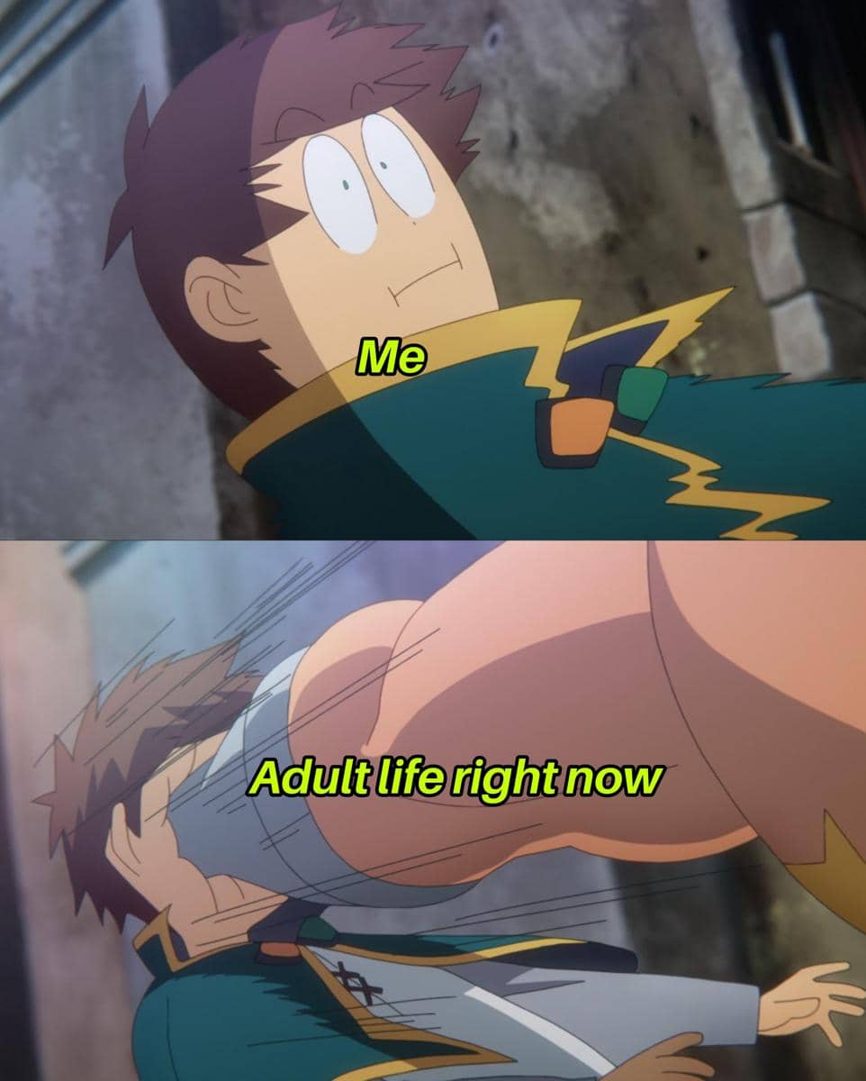 meme anime tentang tagihan