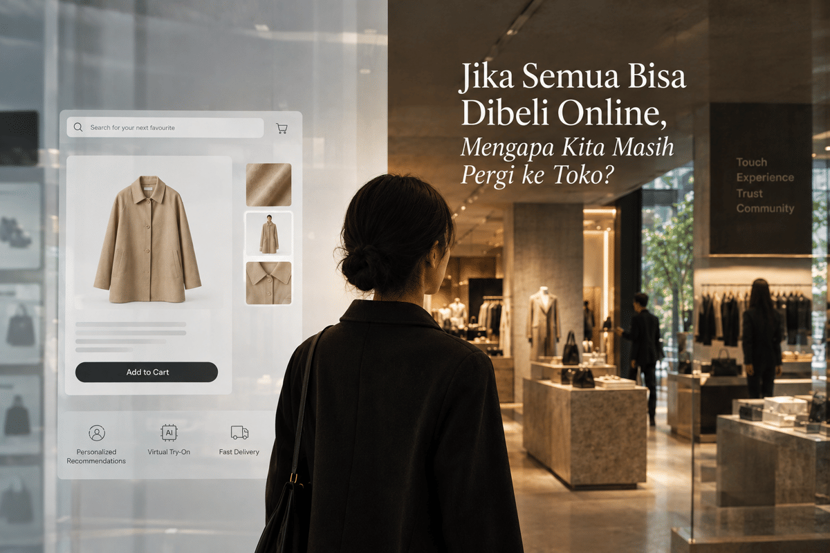 Perbandingan pengalaman belanja online berbasis AI dengan pengalaman berbelanja secara langsung di toko fisik