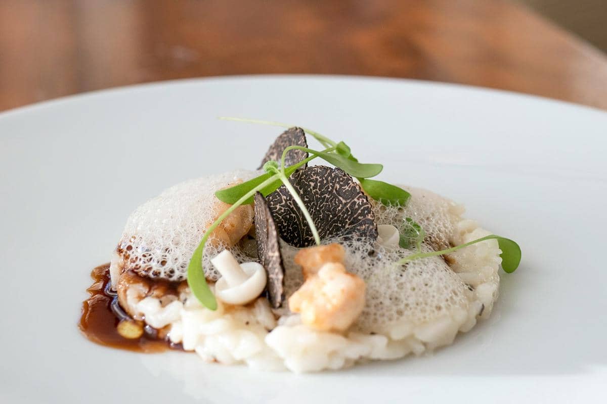Resep Dover Sole dengan Puree Jamur dan Saus Truffle