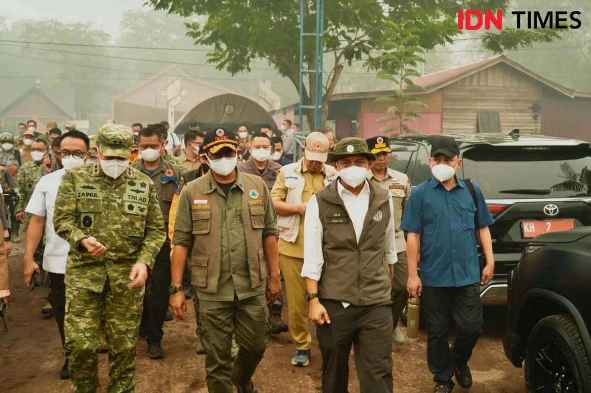 Pantau Penanganan Karhutla, Kepala BNPB dan Menhut Berkantor di Kalteng