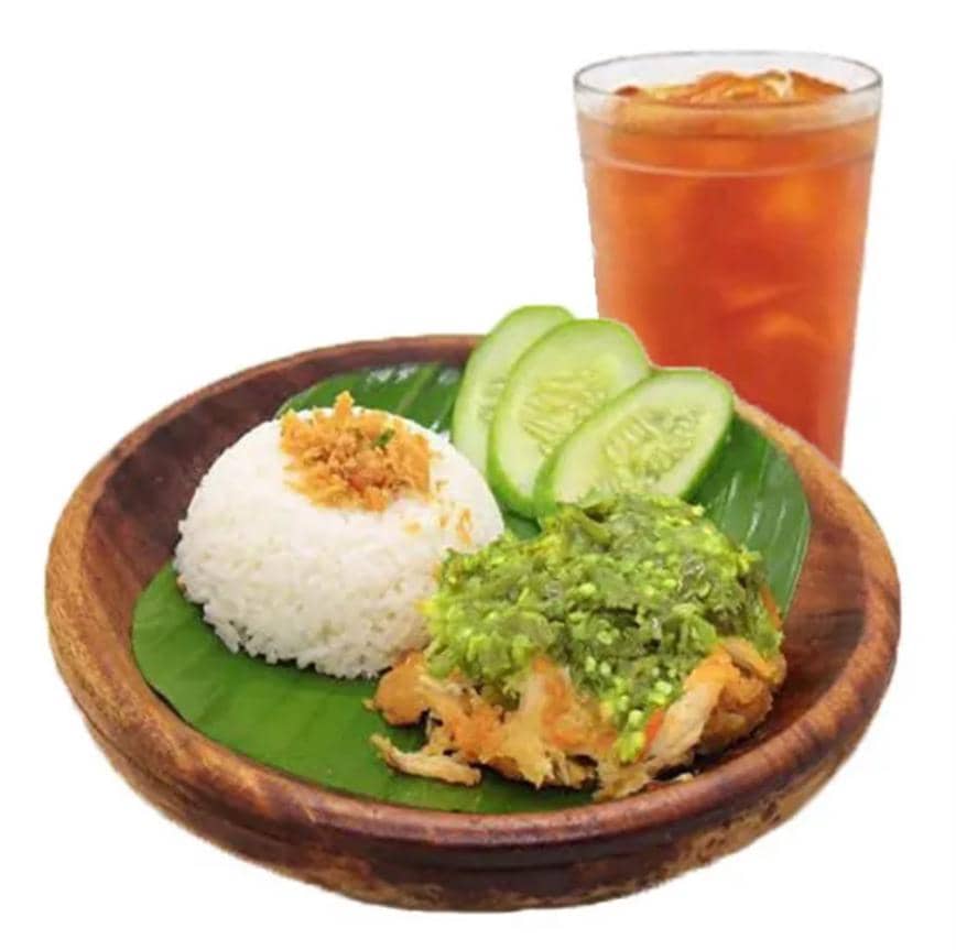 salah satu menu di Ayam Geprek Cabe Ijo (food.grab.com/Ayam Geprek Cabe Ijo - Alam Sutera)