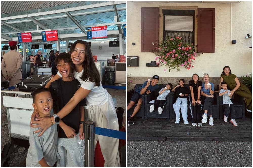 Keluarga Jennifer Bachdim Pulang Kampung ke Jerman, Full Team!