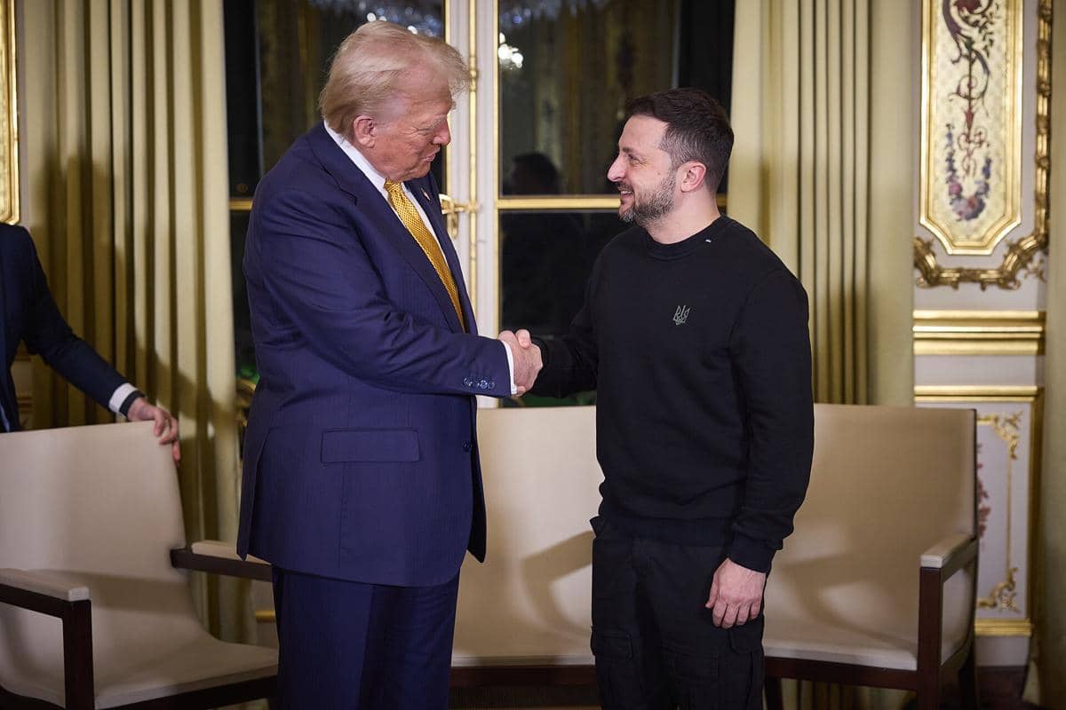 Presiden Amerika Serikat Donald Trump dan Presiden Ukraina Volodymyr Zelenskyy