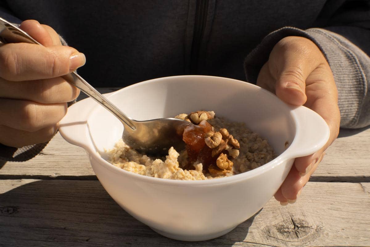 Makan oatmeal