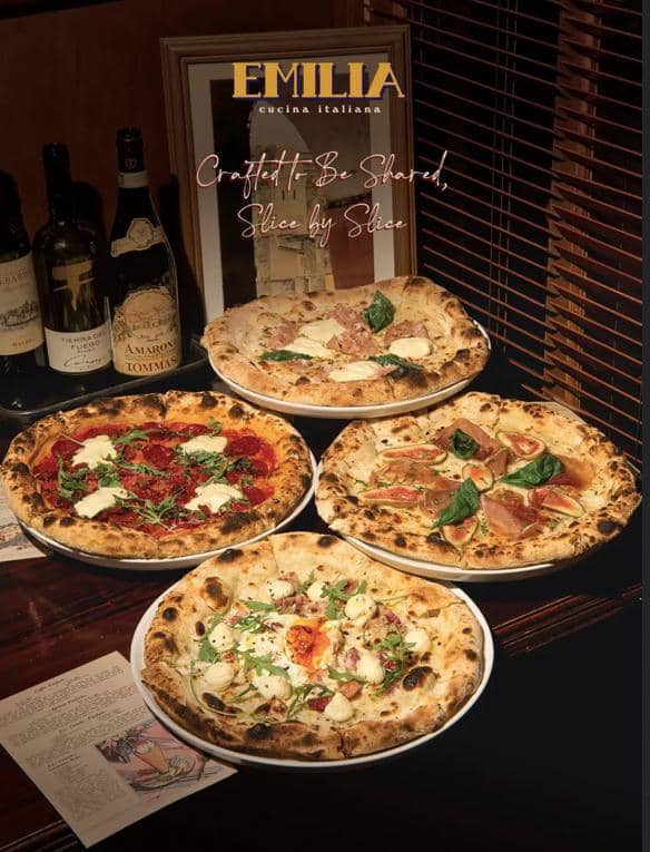 beberapa menu pizza di Emilia Cucina Italiana (instagram.com/emilia.jkt)