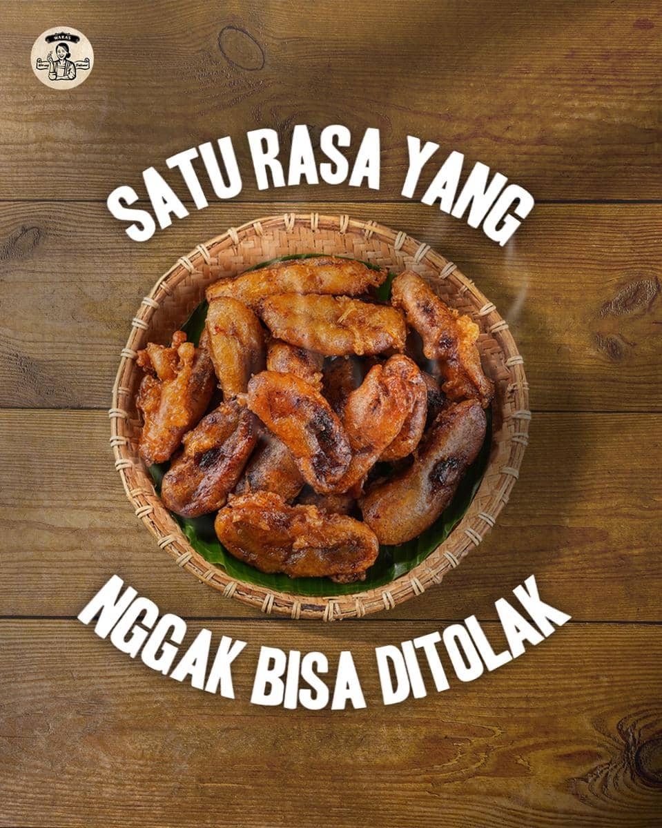 pisang goreng di Waras Warung Tradisional (instagram.com/waras_warungtradisional)