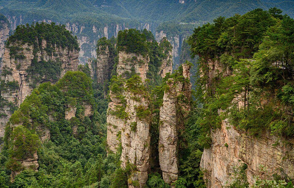 potret Zhangjiajie National Forest Park 