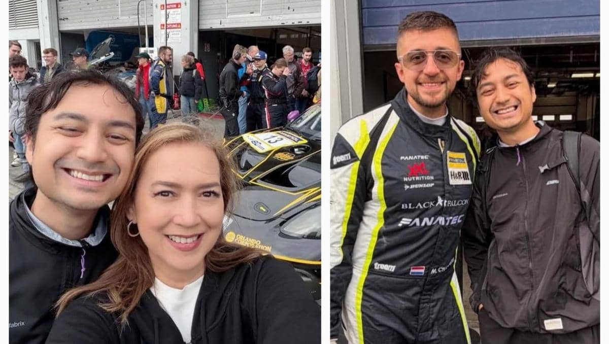 Ira Wibowo Temani Anak Nonton Mobil Balap di Nurburgring, Jerman