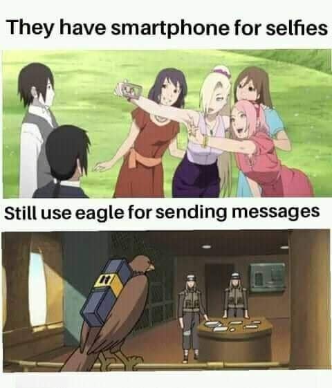 meme Naruto tentang HP
